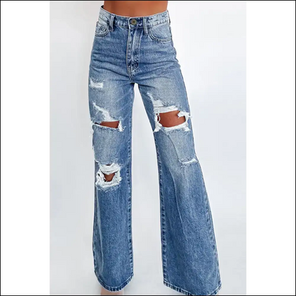Ashleigh Blue Acid Jeans: so Hot They’re Distressed 😈 - 6 - Jeans on Sale Worldwide Shipping