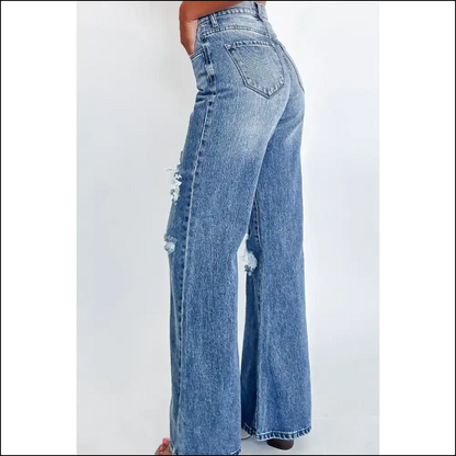 Ashleigh Blue Acid Jeans: so Hot They’re Distressed 😈 - Jeans on Sale Worldwide Shipping