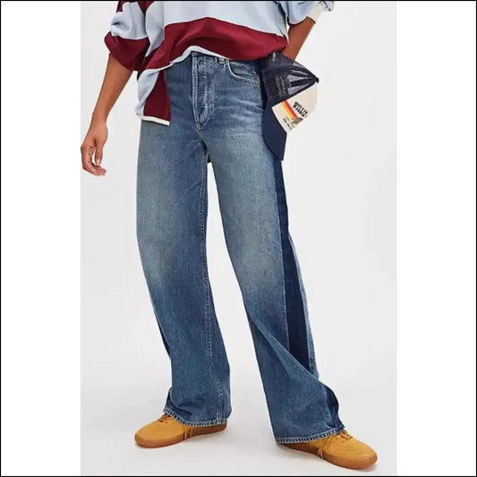 Baggy Jeans: Stay Chic and Pocket-sized for your Messy Life 💼😂 - Dirty Blue / l - Jeans on Sale Worldwide Shipping