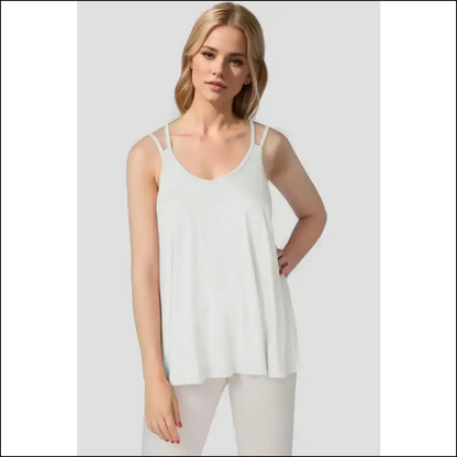 Basic Bae Bamboo Cami - Chic & Sustainable - Ivory / s - Tank Tops on Sale Worldwide Shipping