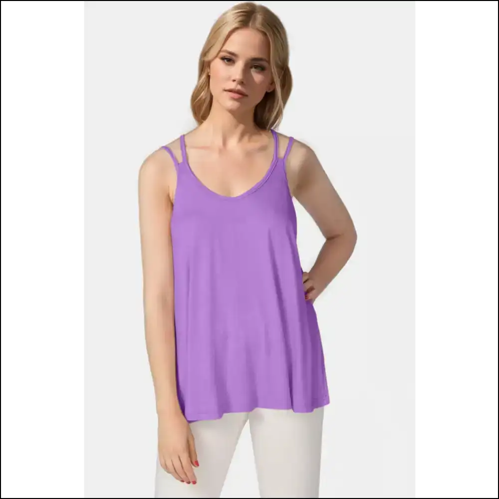 Basic Bae Bamboo Cami - Chic & Sustainable - Tank Tops on Sale Worldwide Shipping