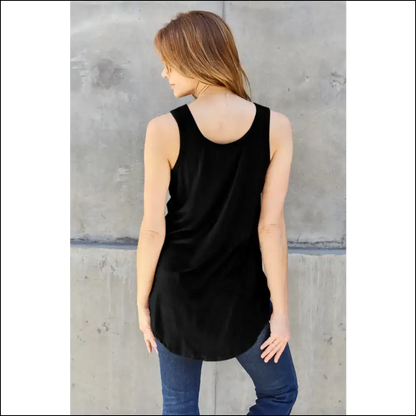 Basic Bae Bamboo Round Neck Tank - Tops on Sale Worldwide Shipping