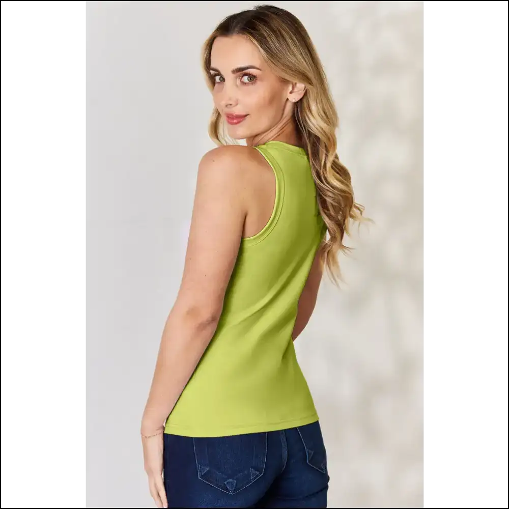 Basic Bae Round Neck Slim Tank - your New Best Friend - Tops on Sale Worldwide Shipping
