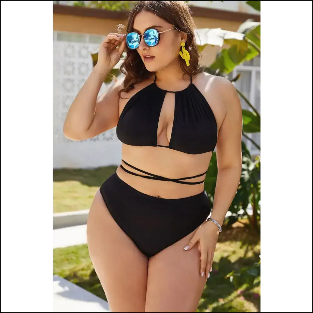 Beach Ready to Turn Heads: Rock the Cutout Tied Backless Bikini! 🏖️👙 - One-piece one Piece Swimwear on Sale Worldwide Shipping