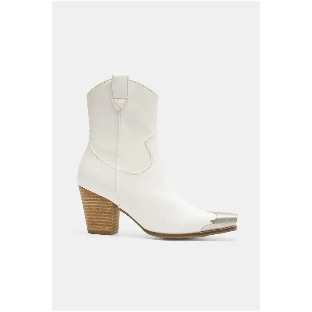 Beast Fashion Faux Leather Block Heel Boots - on Sale Worldwide Shipping