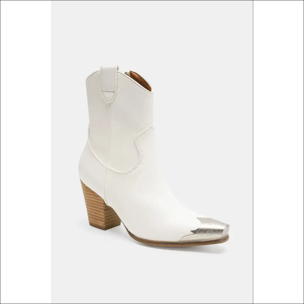 Beast Fashion Faux Leather Block Heel Boots - on Sale Worldwide Shipping