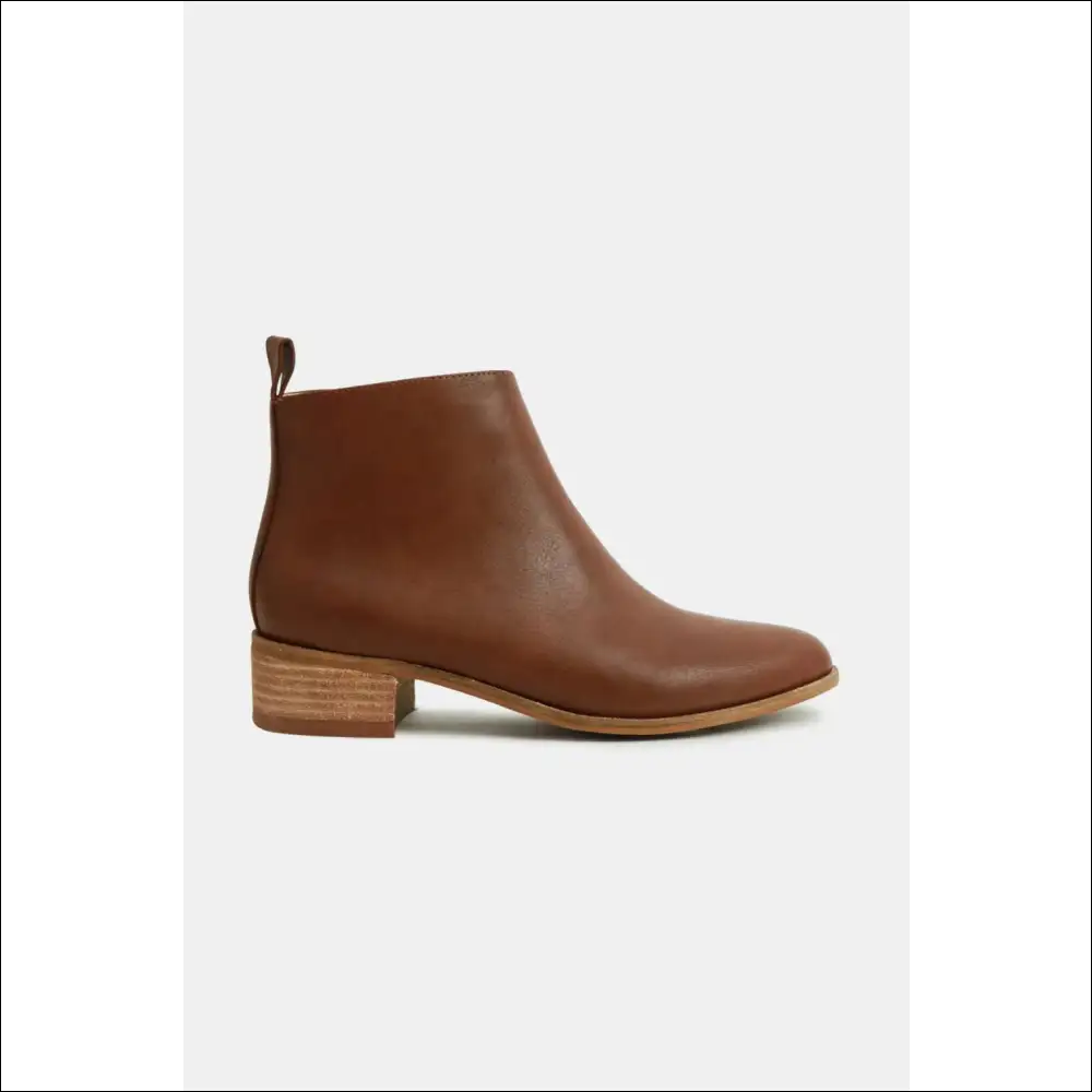 Beast Fashion Pu Leather Block Heel Boots - on Sale Worldwide Shipping