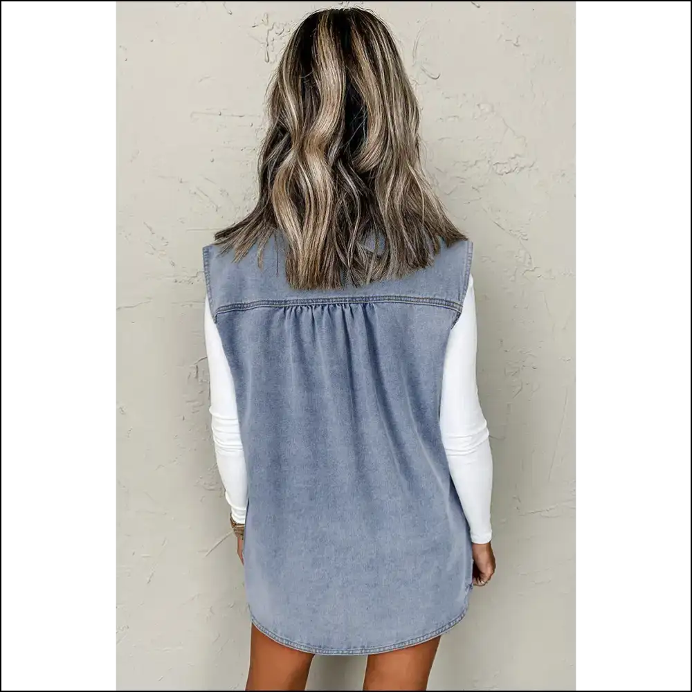 Beau Blue Denim Jacket: so Comfy It’s Basically Pajamas 💙 - Jackets Outerwear on Sale Worldwide Shipping