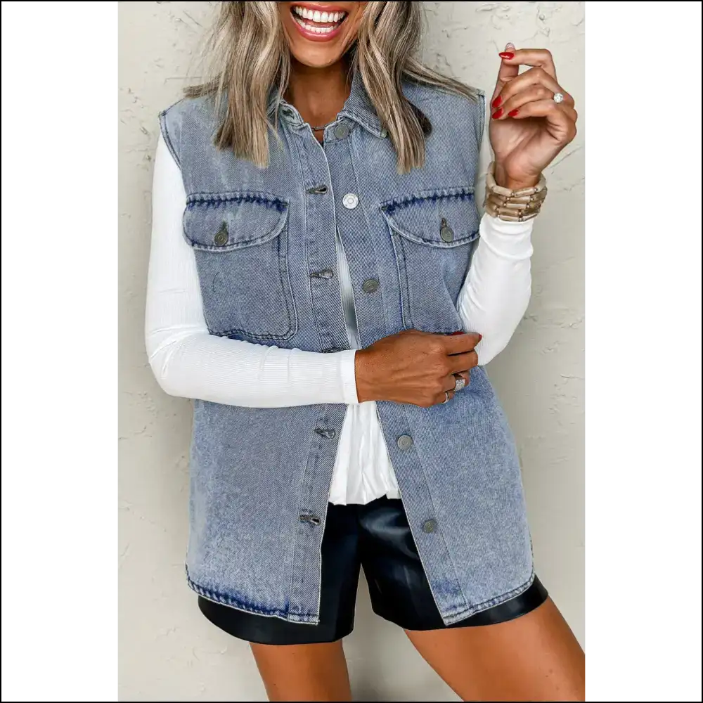 Beau Blue Denim Jacket: so Comfy It’s Basically Pajamas 💙 - s - Jackets Outerwear on Sale Worldwide Shipping