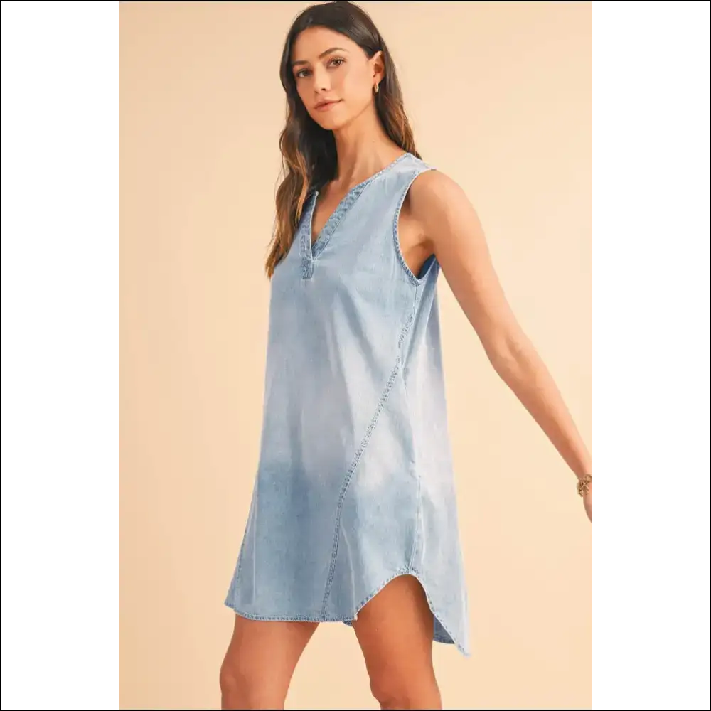 Beau Blue Light Wash Dress: so Comfy It’s Practically Naked! 😉 Needful Things - Short Dresses on Sale Worldwide Shipping