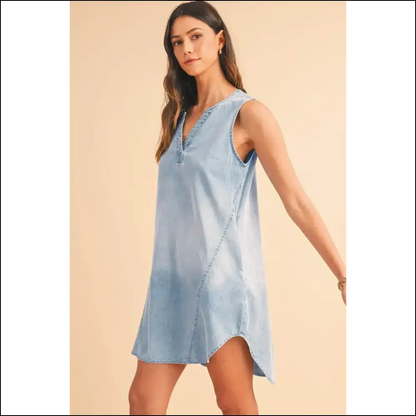 Beau Blue Light Wash Dress: so Comfy It’s Practically Naked! 😉 Needful Things - Short Dresses on Sale Worldwide Shipping
