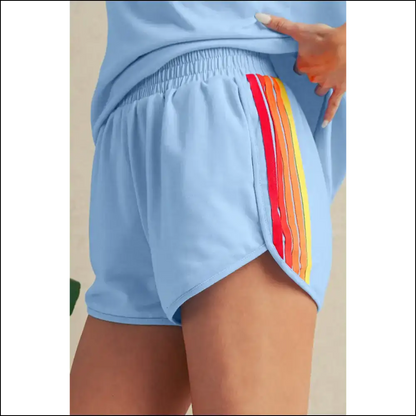 Beau Blue Shorts: High Waist Active! 💙🤣 Needful Things - Shorts on Sale Worldwide Shipping