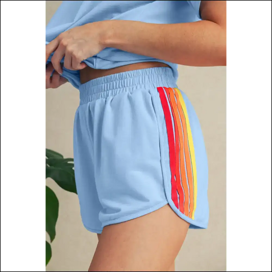 Beau Blue Shorts: High Waist Active! 💙🤣 Needful Things - s - Shorts on Sale Worldwide Shipping