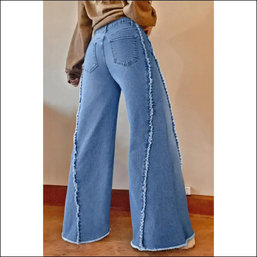 Beau Blue Vintage Flared Jeans: Pants so Good Youll Forget Leg Day! 👖 Needful Things - Jeans on Sale Worldwide Shipping