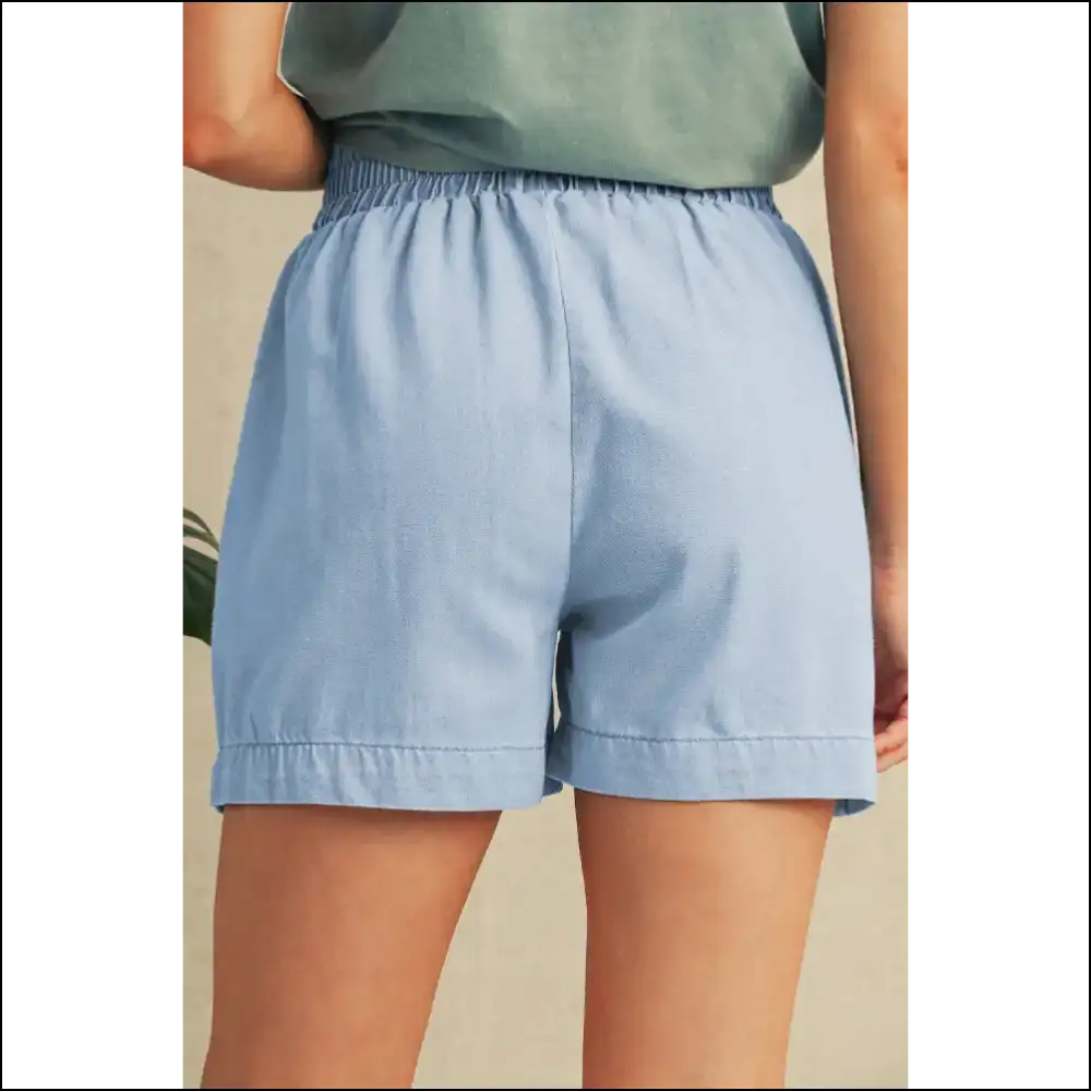 Beau Blue Wide Leg Denim Shorts: so Comfy It’s Practically Illegal 👖 - Shorts on Sale Worldwide Shipping