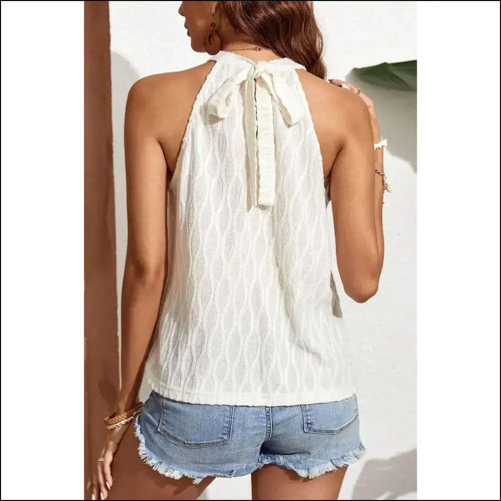 Beige Frenchy Lace Trim: Needful Things’ Arms? K.’ 😂 - Sleeveless Shirts Tank Tops on Sale Worldwide Shipping