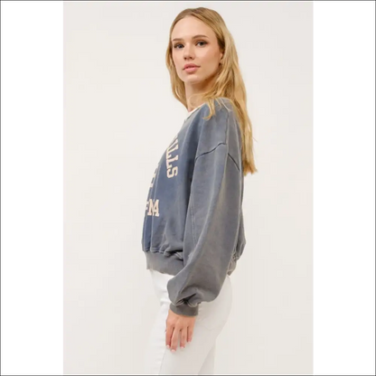 Beverly Hills 92 California Contrast Crop Sweatshirt - Sweatshirts & Hoodies on Sale Worldwide Shipping