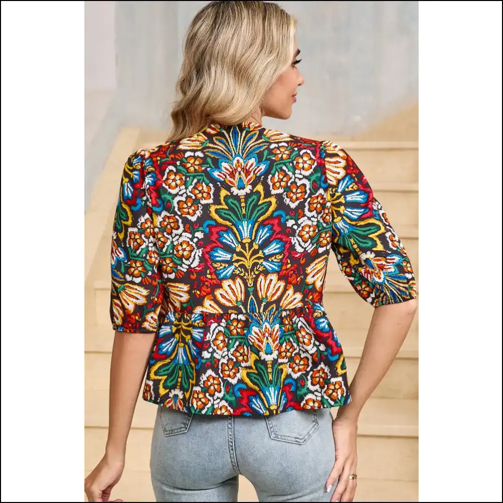 Black Bohemian Blouse: from Mild to Wild Baby! 🌴 Needful Things - Blouses on Sale Worldwide Shipping