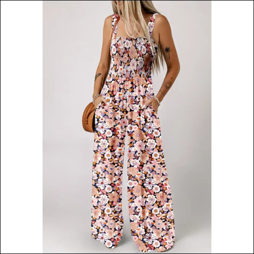 Black Floral Jumpsuit: one Piece Wonder Zero Given 😈 Needful Things - s - Jumpsuits & Rompers on Sale Worldwide Shipping