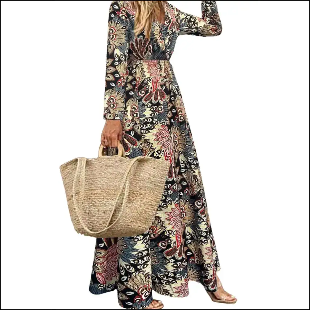 Black Floral Maxi Dress: Garden Twirling (and Head Turning) at Needful Things 😈 - Dresses on Sale Worldwide Shipping
