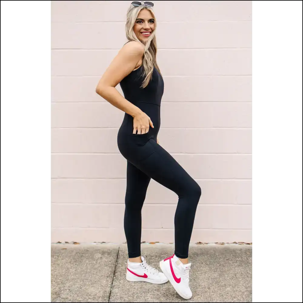 Black High Waist Backless Jumpsuit: Bootylicious and Ready for Burpees?! 🍑 Needful Things - Jumpsuits & Rompers on Sale Worldwide Shipping
