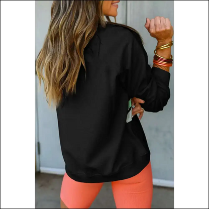 Black Rainbow Colorblock: so Comfy It’s Practically Illegal! 🌈 - Plus Size Tops on Sale Worldwide Shipping