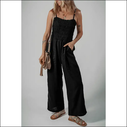 Black Spaghetti Strap Jumpsuit: from ?Meh’ to ?Omg!’ ✨ Needful Things Chic - s - Jumpsuits & Rompers on Sale Worldwide Shipping