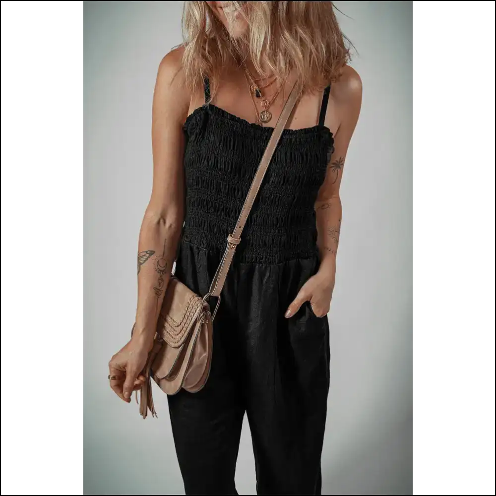Black Spaghetti Strap Jumpsuit: from ?Meh’ to ?Omg!’ ✨ Needful Things Chic - Jumpsuits & Rompers on Sale Worldwide Shipping