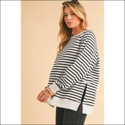 Black Stripe Raglan: Finally a Sweatshirt that Gets - Sweatshirts & Hoodies on Sale Worldwide Shipping