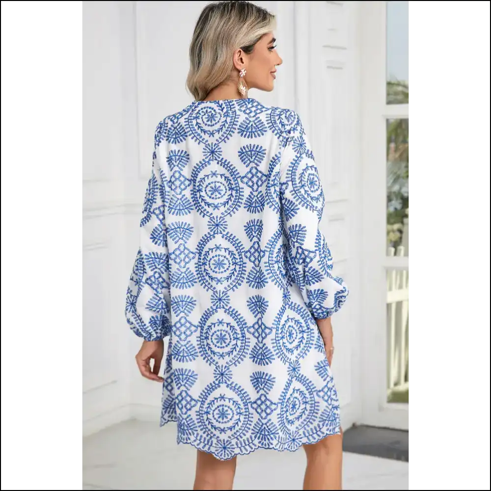 Blue Boho Floral Dress: from ?Meh’ to ?Marry Me?’ Needful Things 💙🌻 - Short Dresses on Sale Worldwide Shipping