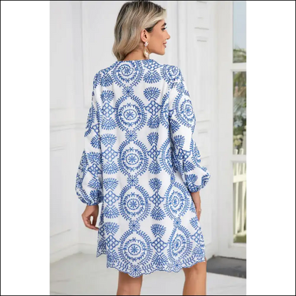 Blue Boho Floral Dress: from ?Meh’ to ?Marry Me?’ Needful Things 💙🌻 - Short Dresses on Sale Worldwide Shipping