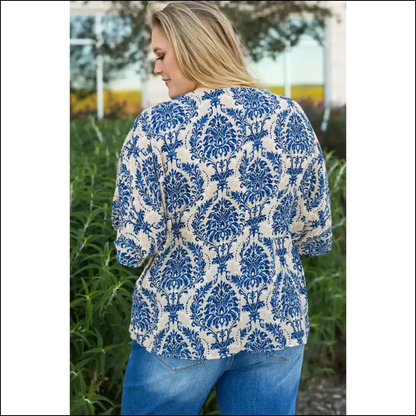 Bohemian Blue Bliss: Hide your Snacks Find Size Blouse! 😜 Needful Things - Plus Tops on Sale Worldwide Shipping