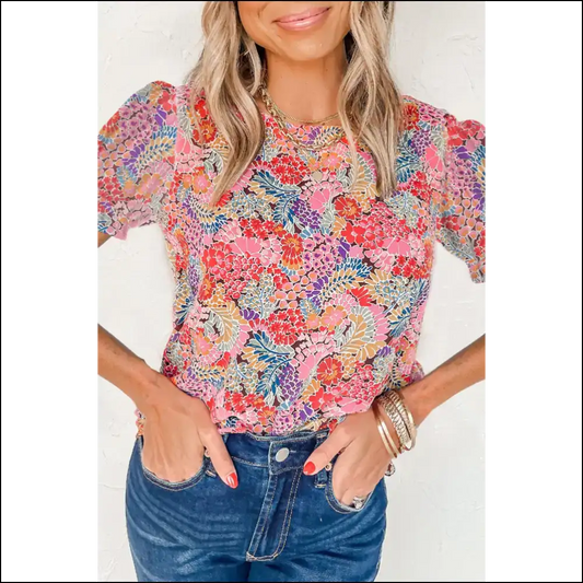 Boho Blouse: from ?Meh’ to Magnificent 🌸 (multicolor Floral) - Multicolor / s - Blouses on Sale Worldwide Shipping