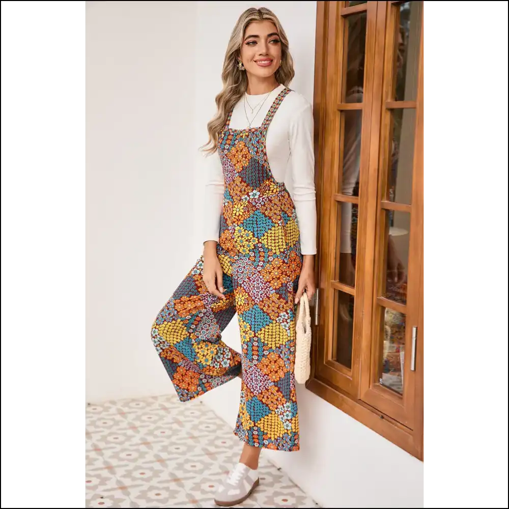 Boho Floral Print Jumpsuit: one Leg at a Time Fabulous! 🌼 Needful Things - Jumpsuits & Rompers on Sale Worldwide Shipping