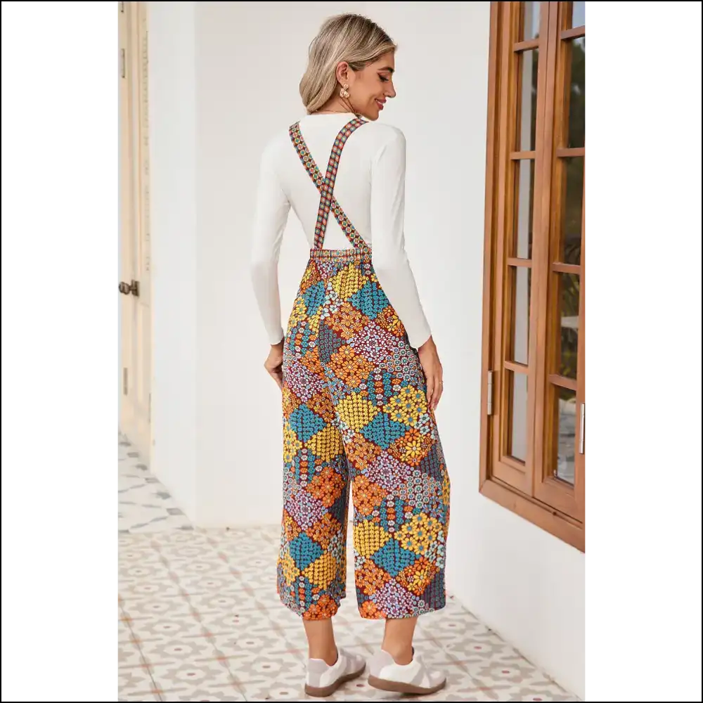 Boho Floral Print Jumpsuit: one Leg at a Time Fabulous! 🌼 Needful Things - Jumpsuits & Rompers on Sale Worldwide Shipping