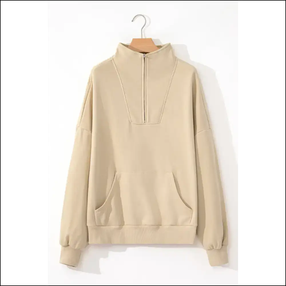 Bonbon Zip-up: your Kangaroo Pocket to Trendy Women’s Fashion Nirvana 😜 - Sweatshirts & Hoodies on Sale Worldwide Shipping