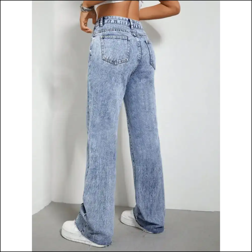Bootcut Bliss: when Comfort Meets ?Wow Those are your Curves?’ 😏✨ - Jeans on Sale Worldwide Shipping