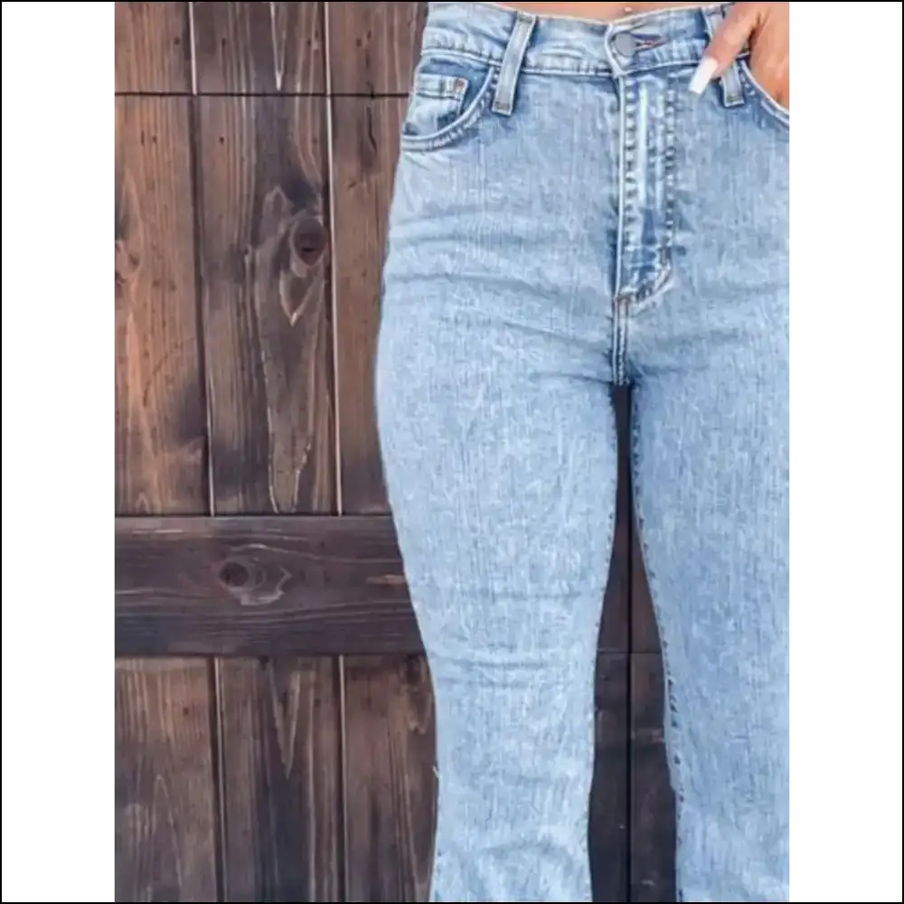 Bootcut Jeans: Embrace Raw Hem Chaos (and Comfort) with Needful Things 😂✨ - Jeans on Sale Worldwide Shipping