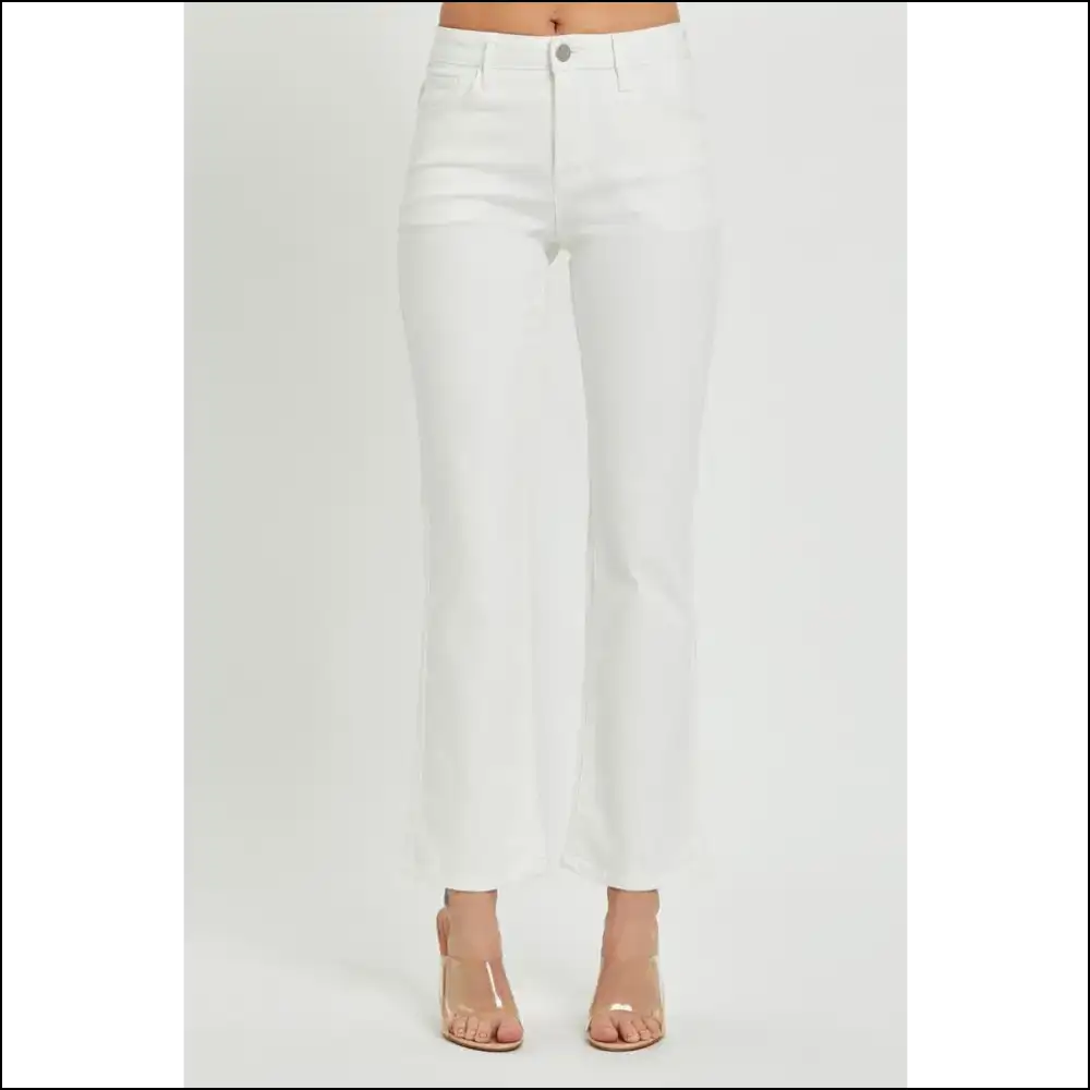 Bootylicious Adventures Await in these Mid Rise Bootcut Jeans! 🍑👖 - White / 15(32) - Jeans on Sale Worldwide Shipping