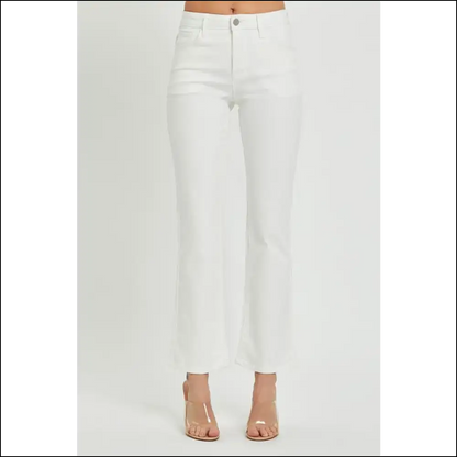 Bootylicious Adventures Await in these Mid Rise Bootcut Jeans! 🍑👖 - White / 15(32) - Jeans on Sale Worldwide Shipping