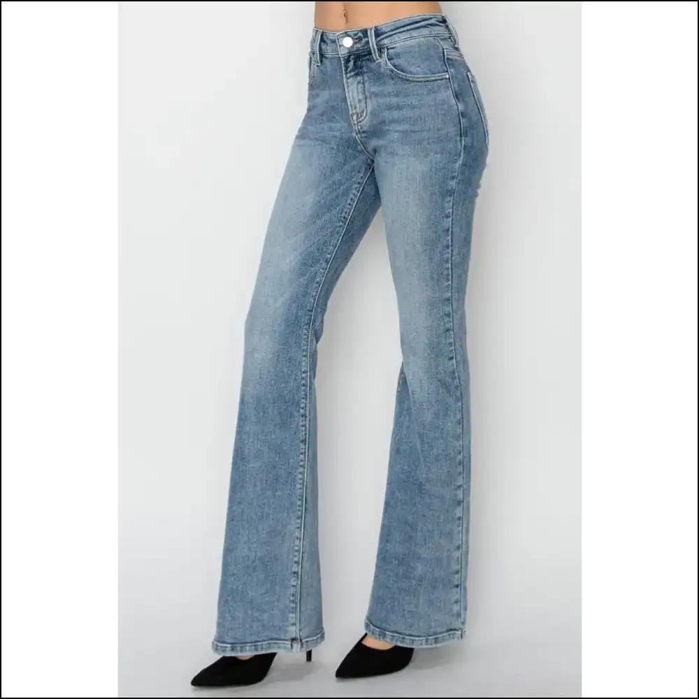 Bootylicious Bliss: Needful Things Mid Rise Bootcut Jeans for the Win! 🍑💃 - on Sale Worldwide Shipping