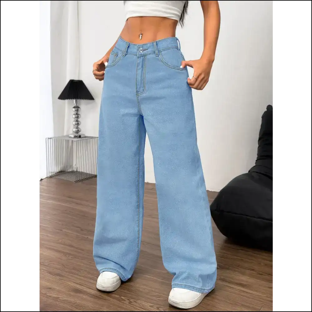 Bows Flair and Wide-leg Love: your New Favorite Jeans Await! - on Sale Worldwide Shipping
