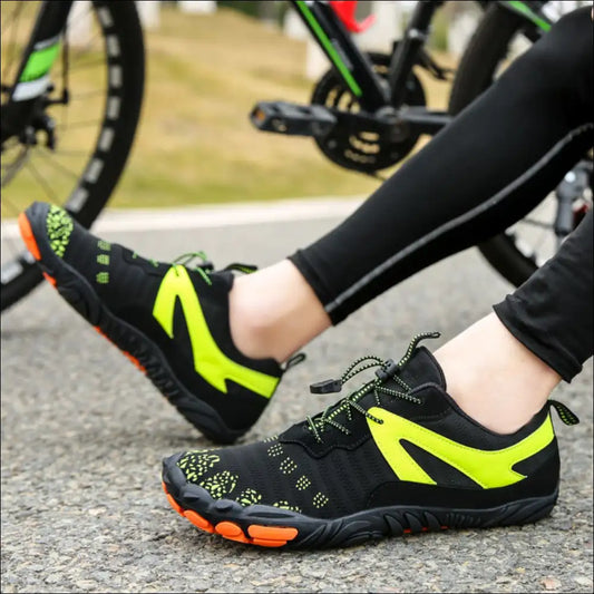 Breathable Mesh Elastic Lock Laces Athletic Shoes - Yellow / 35(us4) - on Sale Worldwide Shipping