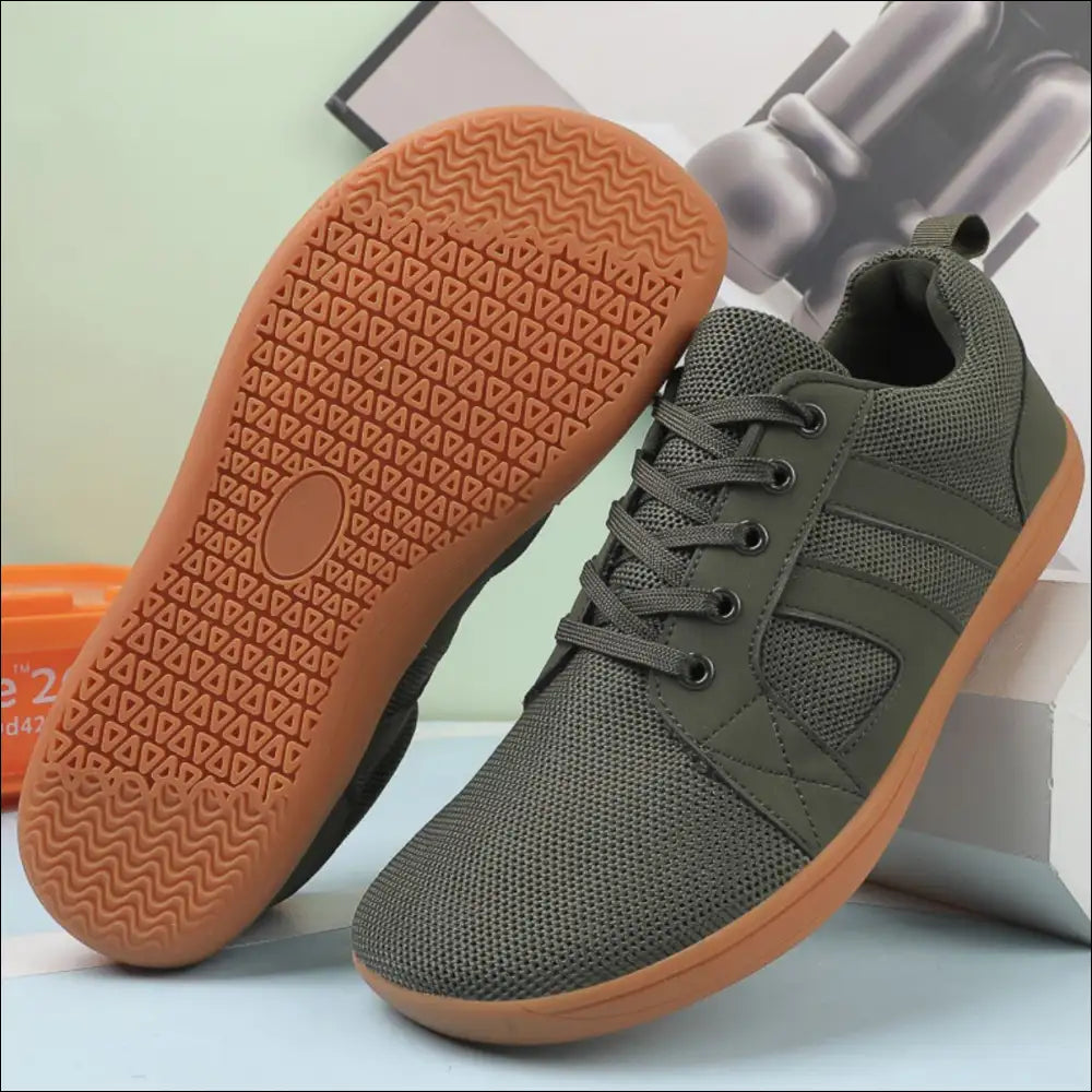 Breathable Mesh Round Toe Athletic Sneakers - Green / 36(us5) - Shoes on Sale Worldwide Shipping