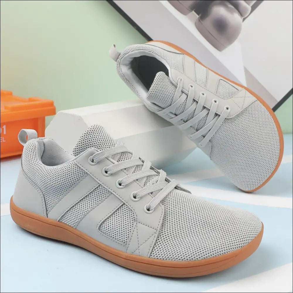 Breathable Mesh Round Toe Athletic Sneakers - Shoes on Sale Worldwide Shipping