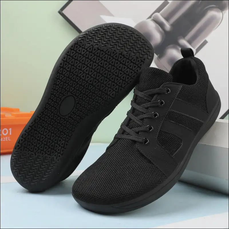 Breathable Mesh Round Toe Athletic Sneakers - Shoes on Sale Worldwide Shipping