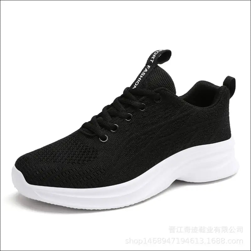Breezy Mesh Lace-up Athletic Sneakers for Women - Shoes on Sale Worldwide Shipping