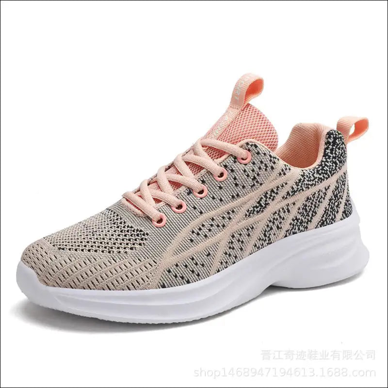 Breezy Mesh Lace-up Athletic Sneakers for Women - Shoes on Sale Worldwide Shipping