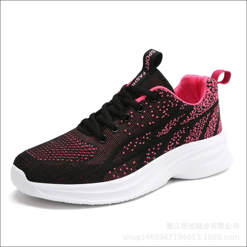 Breezy Mesh Lace-up Athletic Sneakers for Women - Shoes on Sale Worldwide Shipping