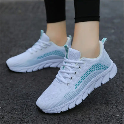 Breezy Round Toe Mesh Athletic Flats - Green / 39(us8) - Shoes on Sale Worldwide Shipping